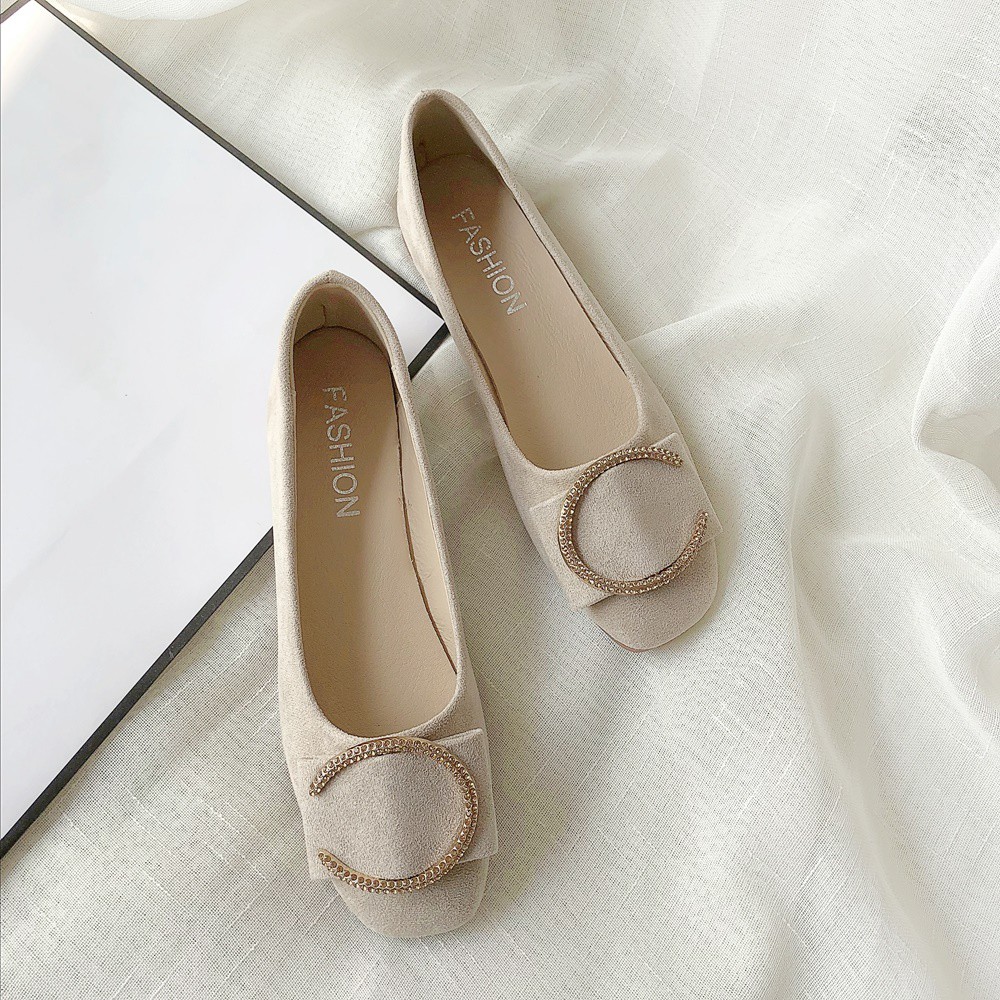 Giày Búp Bê Mũi Vuông Phong Cách Hàn Quốc 2021 Cho Nữ | BigBuy360 - bigbuy360.vn