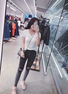 ÁO THUN BASIC TRẮNG ĐEN