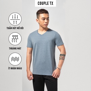 Áo Thun Cổ Tim Nam Couple TX MTS 1029