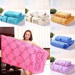 ❤️set 3 khăn tắm,khăn lau đầu, khăn mặt siêu thấm