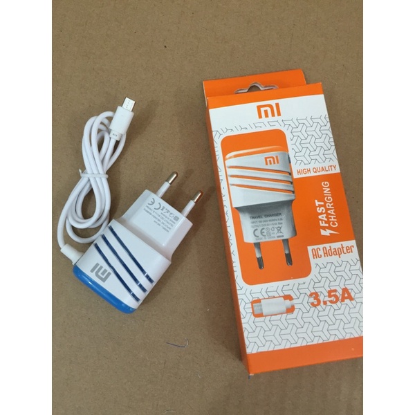 Củ Sạc Nhanh xiaomi 3 list 3.5A 2 Cổng Usb Cho Du Lịch xiaomi