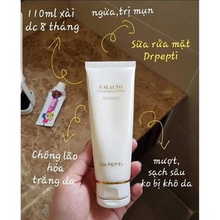 [chính hãng date mới] Sữa Rửa Mặt Dr.Pepti Galacto Cleansing Foam