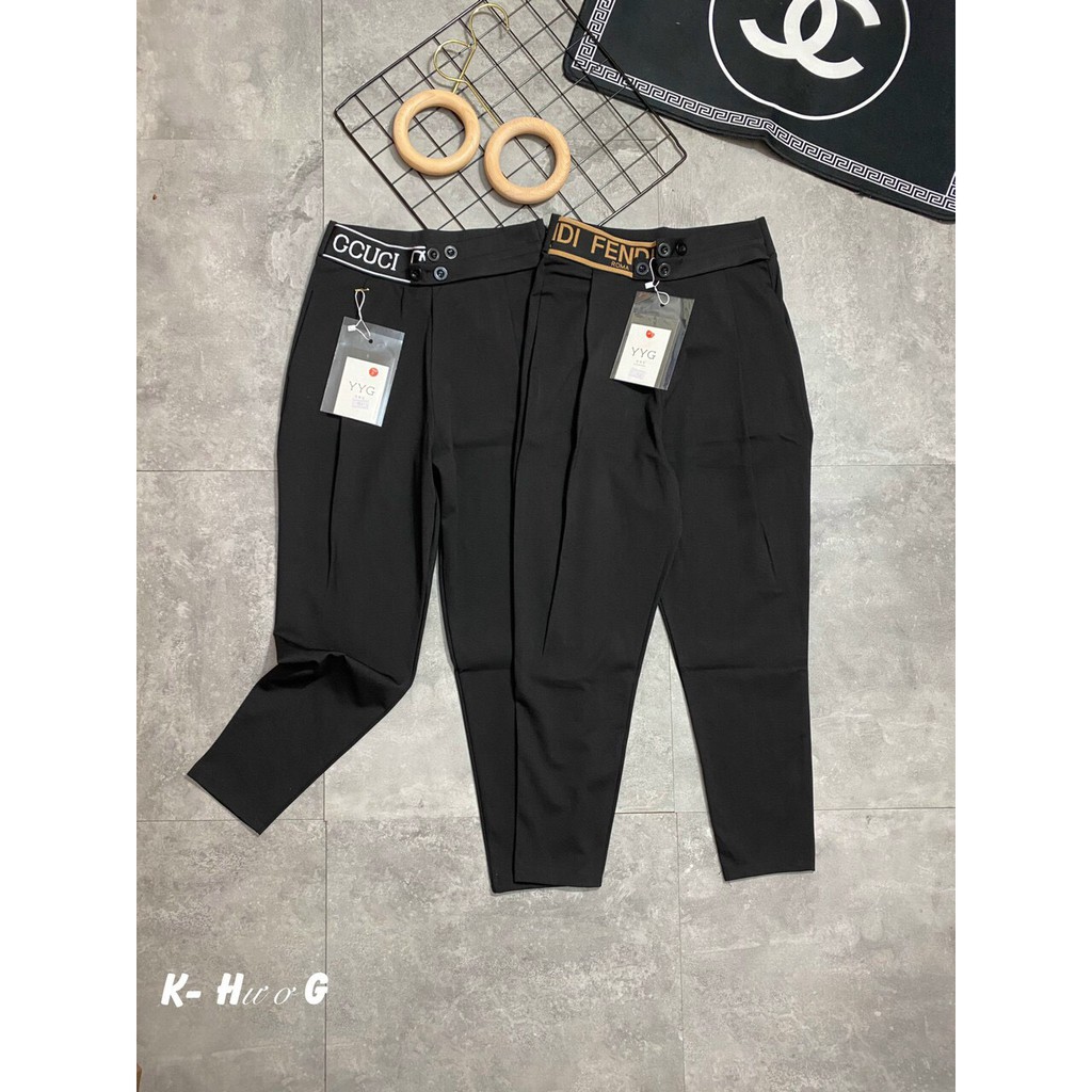 [Mã FAMAYWA giảm 10K đơn 50K] [THỜI TRANG CÔNG SỞ]Quần công sở baggy chất vải umi hàn cạp cao có chữ kèm 3 cúc cao cấp | BigBuy360 - bigbuy360.vn