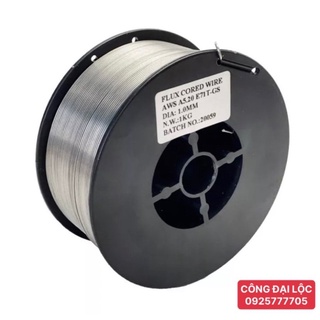 Cuộn dây hàn mig 1kg/cuộn ,bọc lõi thuốc dùng cho máy mig không dùng khí 0,8mm và 1.0mm
