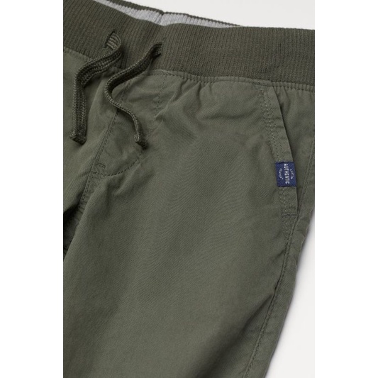 Quần kaki bé trai Hm lót cotton mềm hai màu