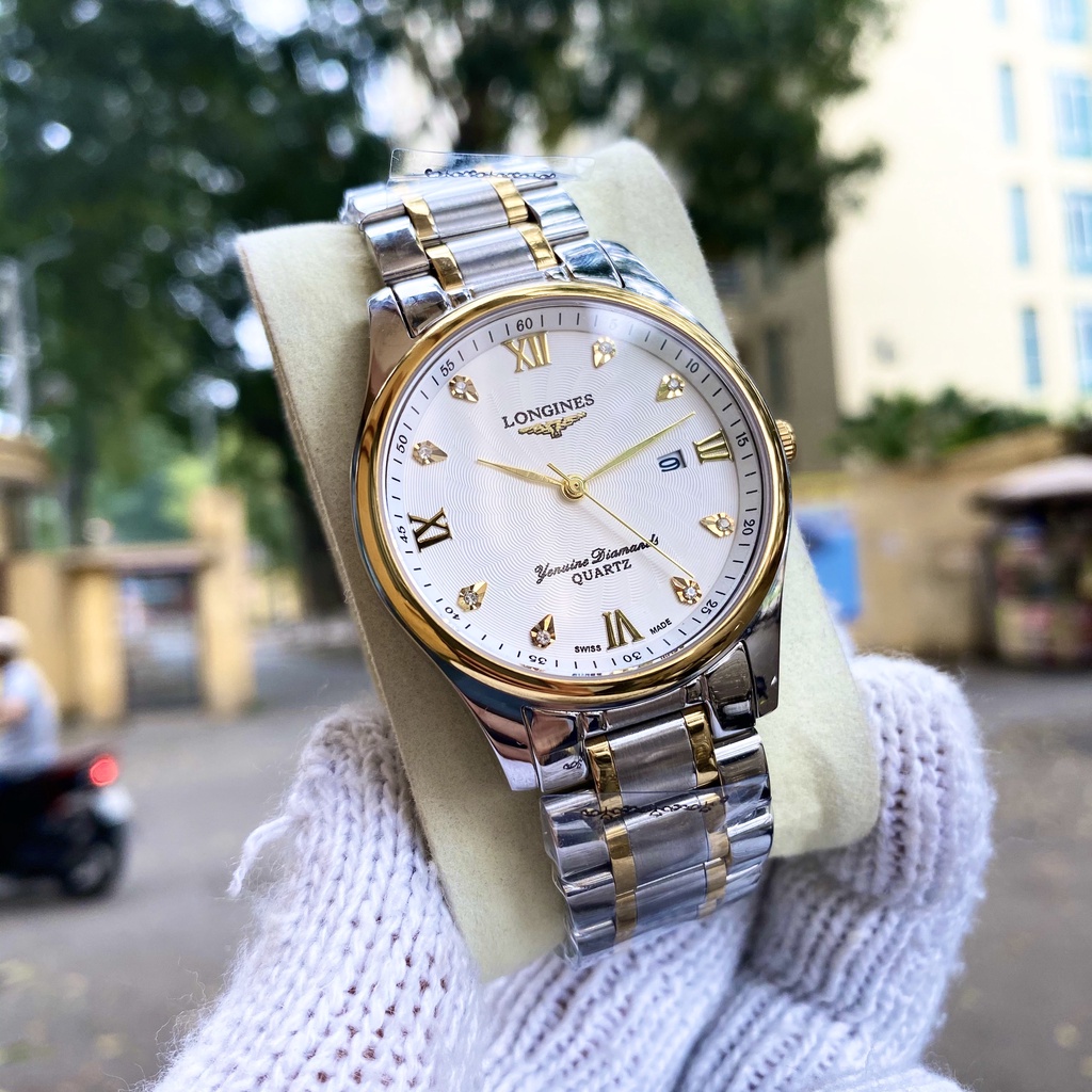 Đồng Hồ NAM LG lg032 TRẮNG Chống Xước, Chống Nước TUYỆT ĐỐI - TẶNG 1 Vòng Đá tỳ Hưu + 2 pin AG4