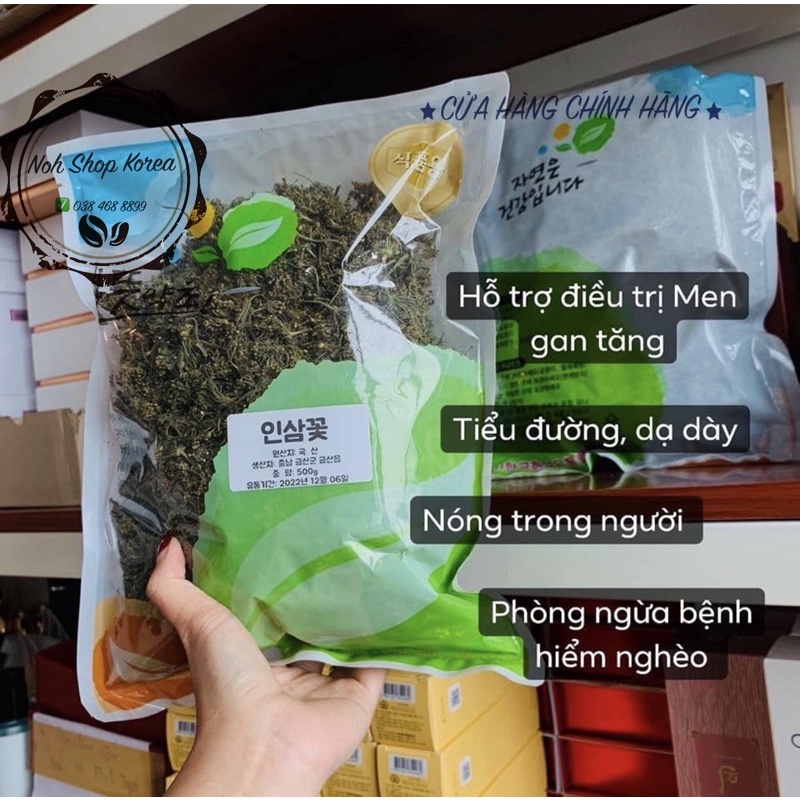 GIÁ SỐC: Trà hoa sâm khô Hàn Quốc 500gr