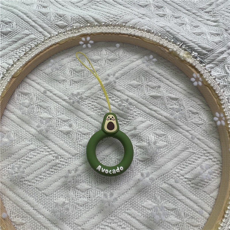 Dây Đeo Điện Thoại Bằng Silicon Họa Tiết Hoạt Hình Dễ Thương