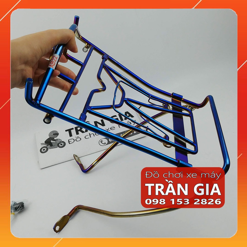 Baga giữa xe AB năm 2023 2022 mới nhất TITAN 7 MÀU airblade 160 125 gác baga trước treo đồ air blade 10 ly 160cc 125cc
