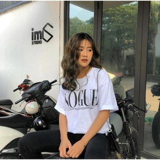 Áo Thun Nữ Tay Lỡ VOUGE HOTTREND - KÈM HÌNH THẬT