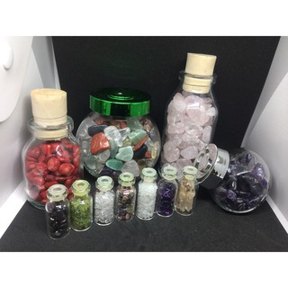 Amethyst Tím vụn bóng nhiều size - set 100g