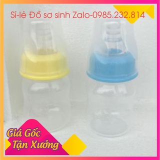Bình sữa sơ sinh dung tích 60ml núm ti silicon mềm cho bé sơ sinh
