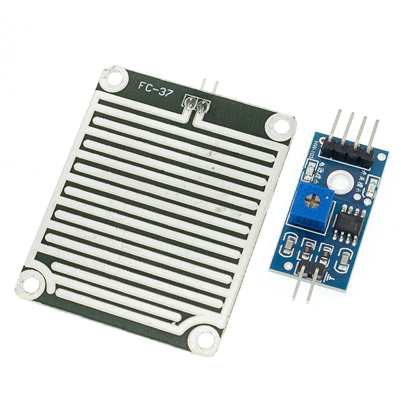 Mô-đun Cảm Biến Thời Tiết Mưa / Tuyết Hai Mặt DC 3.3V-5V Dành Cho Xe Hơi Robot Arduino
