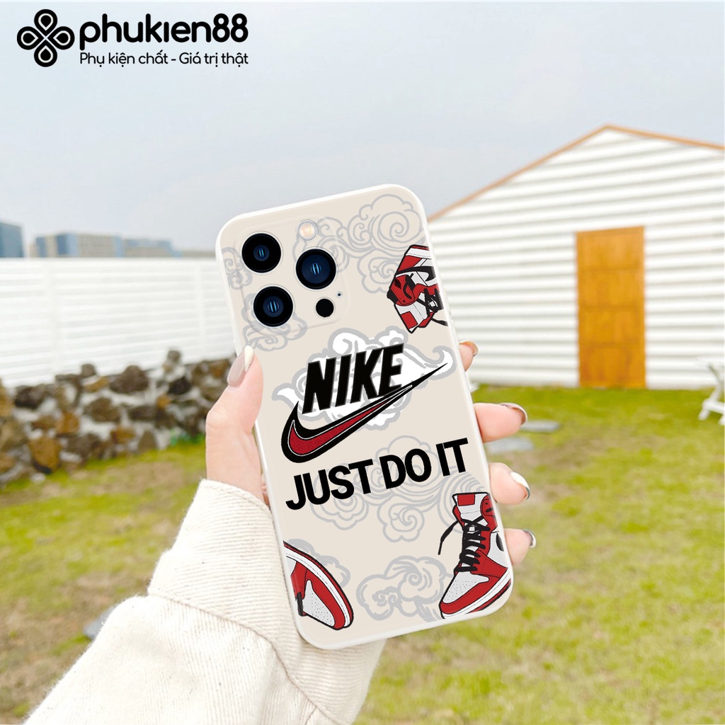 Ốp lưng ip Nai Shoes cạnh vuông 6/6plus/6s/6splus/7/7plus/8/8plus/x/xr/xs/11/12/13/pro/max/plus/promax