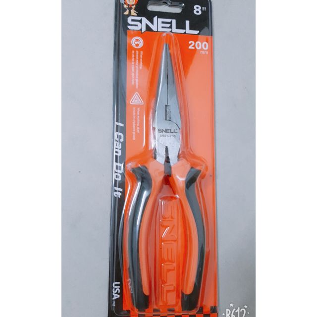 Kềm mỏ nhọn SNELL: 8"