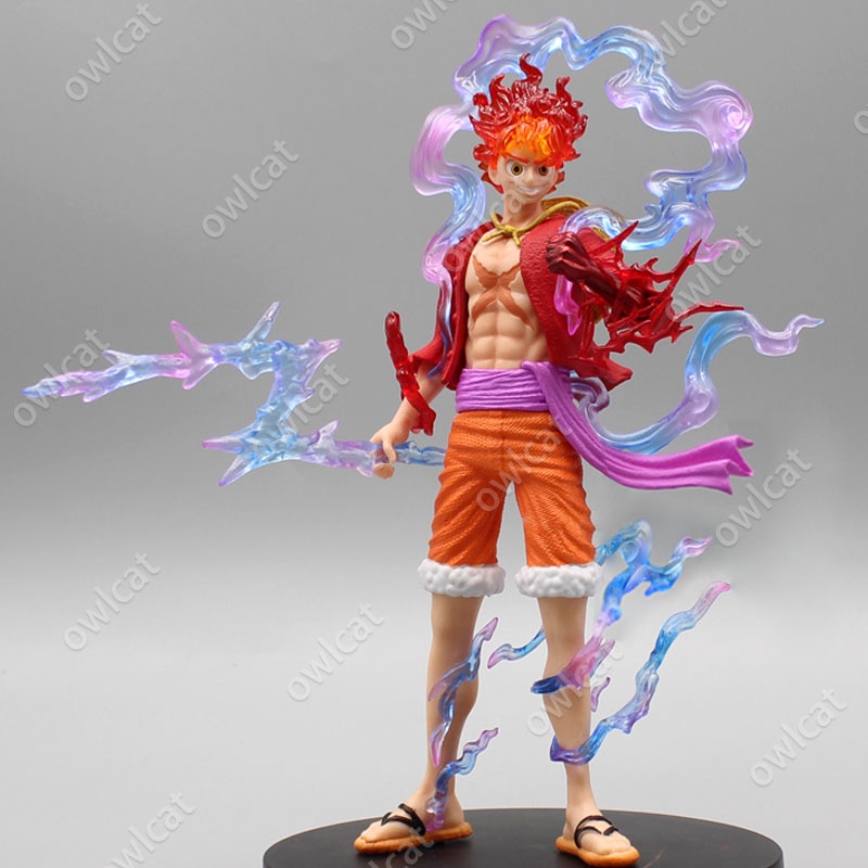 Figure One Piece Gear 5 Luffy  21cm Monkey D Luffy PVC Figure Wano Version Gear Fifth Wanokuni Anime Onepiece Straw Hat Pirate Mô Hình Nhân Vật