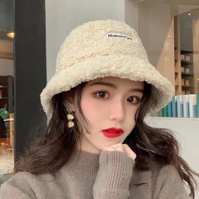 Mũ bucket lông cừu siêu hot