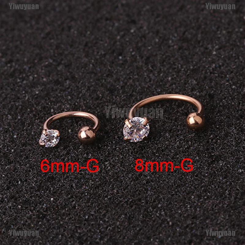 1 Chiếc Khuyên Tai Đính Đá Zircon