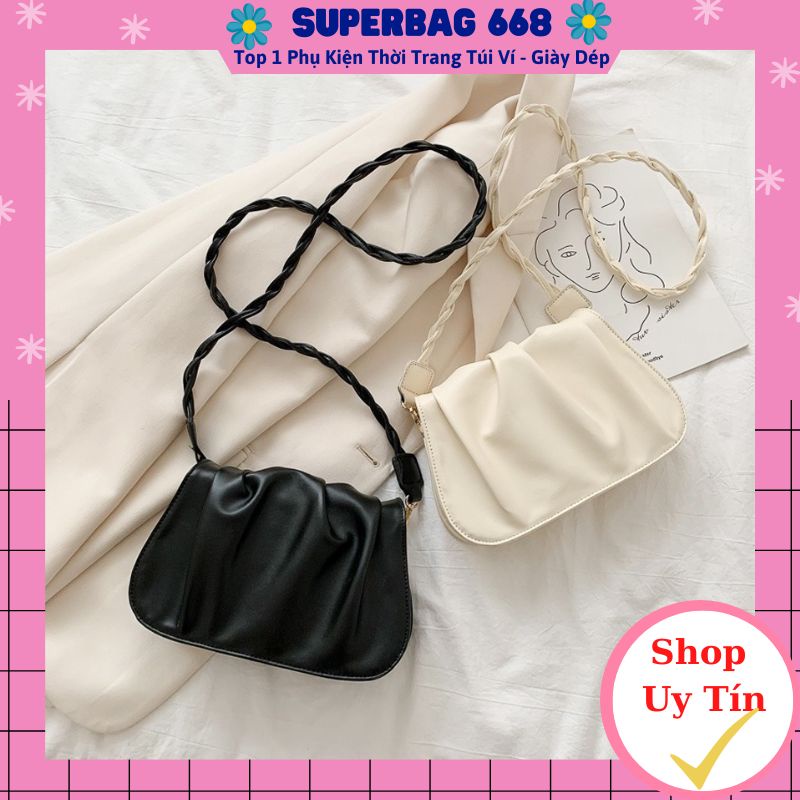 Túi xách nữ, túi đeo chéo da gấp 3 ngăn phong cách hàn quốc Superbag668 272