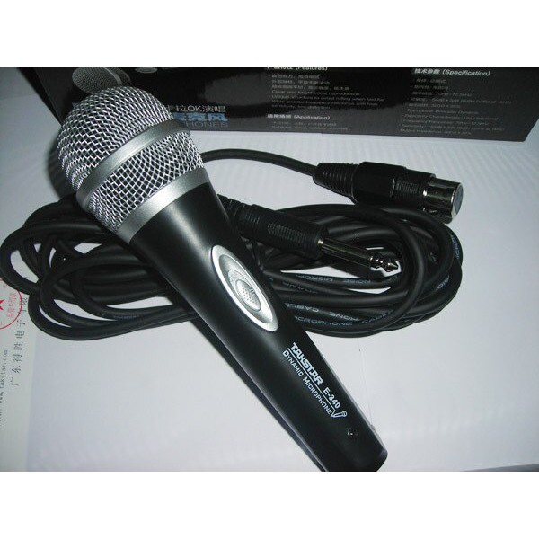 Micro karaoke loại rẻ hát vang và lọc âm