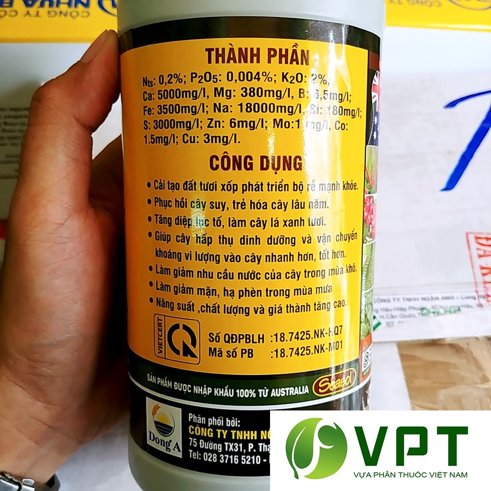 ORG HUM - Bổ sung Humic Acid và Fulvic Acid (Chai 1 Lít)