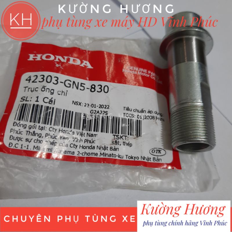 Trục ống chỉ  Ốc củ nhông xe máy dream wave Furure và nhiều xe khác lắp chung- hàng chính hãng honda