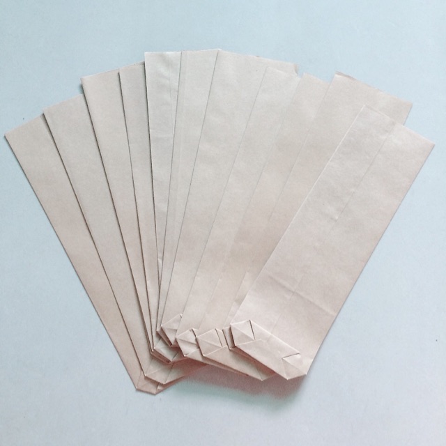 COMBO 100 TÚI GIẤY DÀI: KT 5,5*22cm