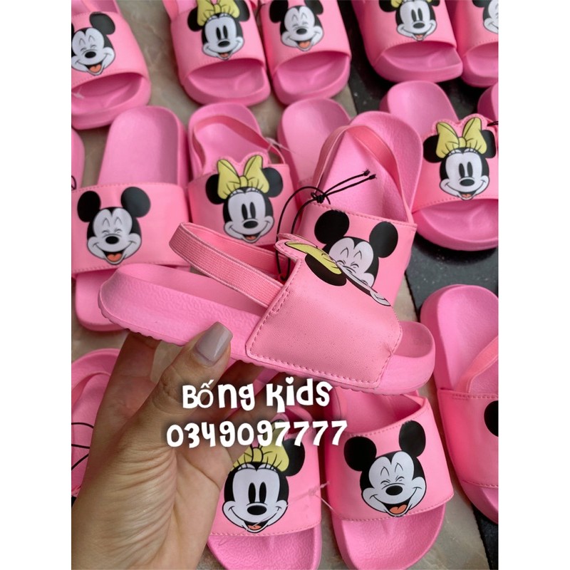 Dép Bé Gái Minnie Hồng Light