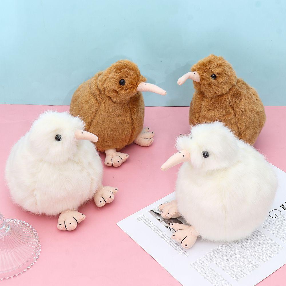 Thú Nhồi Bông Hình Con Chim Màu Cầu Vồng Siêu Mềm 20cm