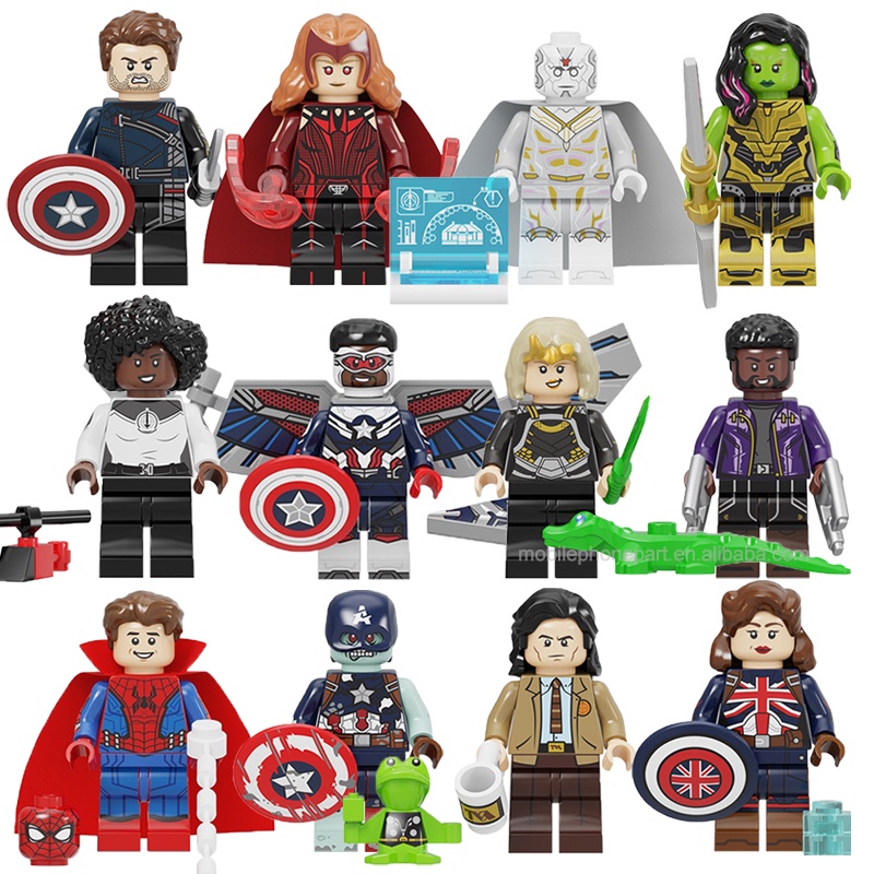 Mô Hình Nhân Vật Siêu Anh Hùng Minifigures Captain Btitain