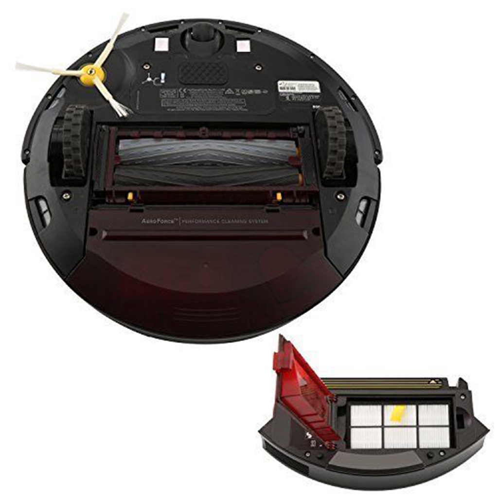 Bộ 12 Bàn Chải Phụ Kiện Cho iRobot Roomba 800 900 Series 4 Chổi Lăn + 2 Bộ Lọc Hepa