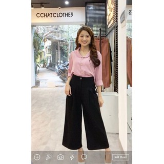 Áo SM cổ sen 4C