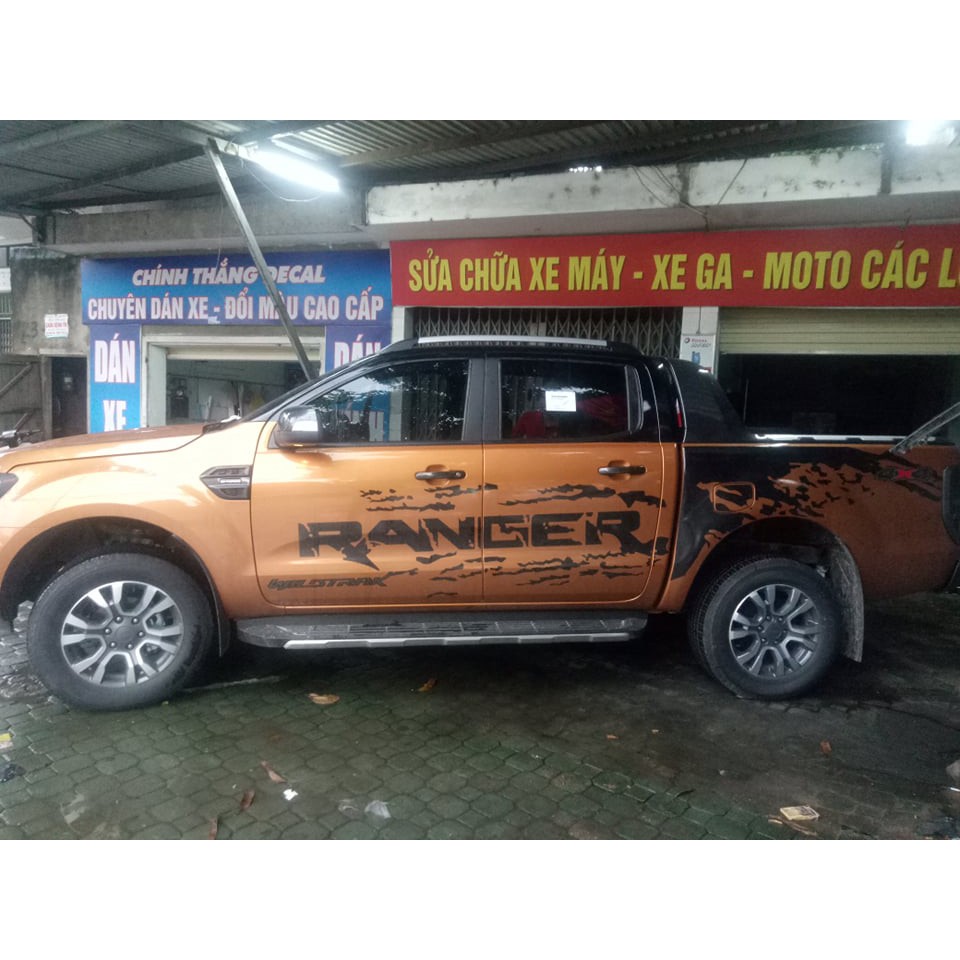 Tem dán sườn xe ford ranger