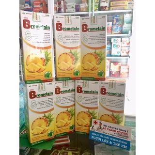 ✅ Siro ho trái thơm Bromelain
