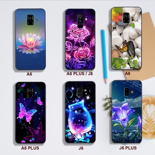ốp sam sung in hình HOA LÁ cho máy ss A6-A6 PLUS-A8-A8 PLUS-J6-J6 PLUS-J8