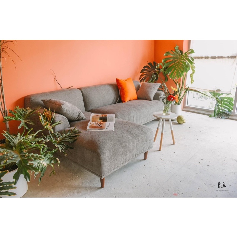 Sofa Góc vải nỉ Hàn quốc dành cho nội thất nhà xinh
