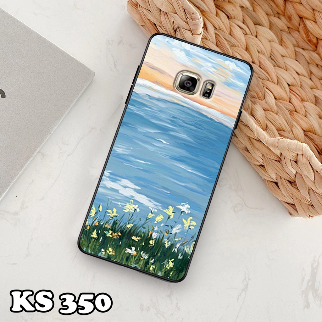 Ốp lưng Samsung S6 - Samsung S6 Edge - Samsung S6 Edge+ - Ốp in hình Cánh đồng hoa - Chất liệu TPU siêu bền