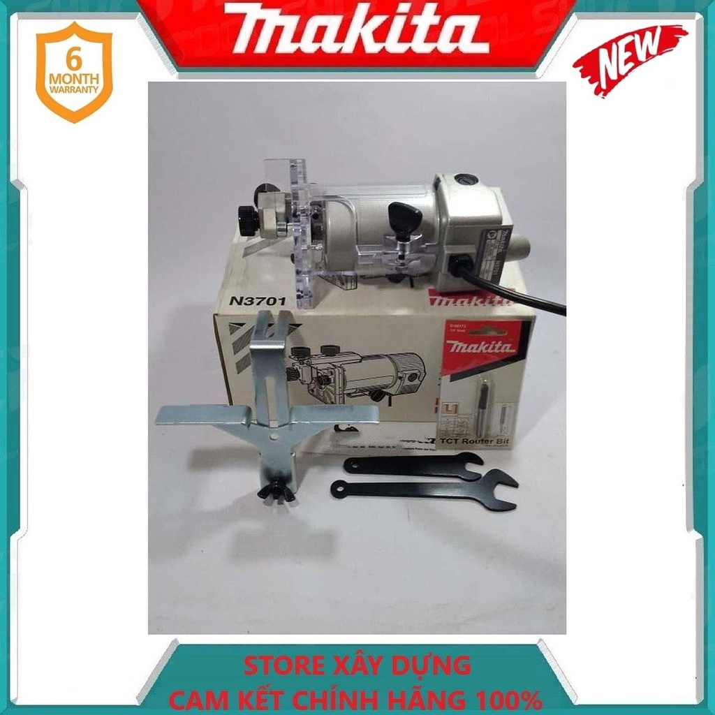 MÁY PHAY 6MM MAKITA N3701- HÀNG CHÍNH HÃNG