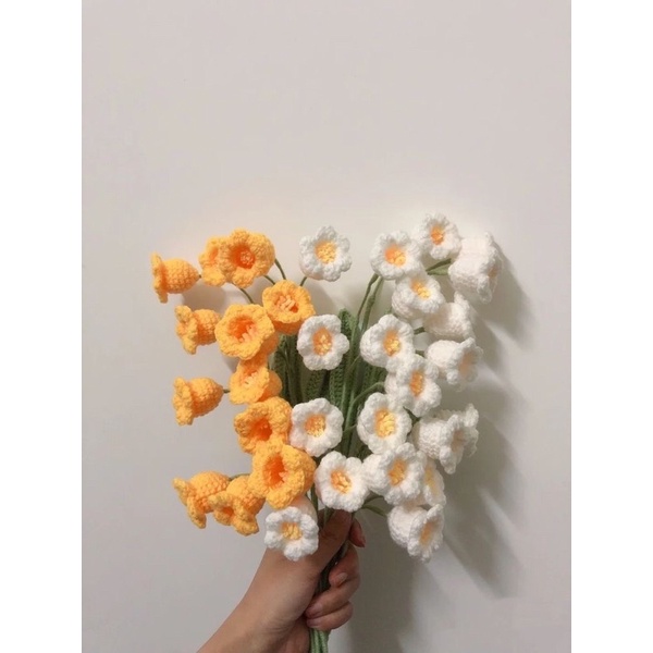 Hoa chuông bằng len