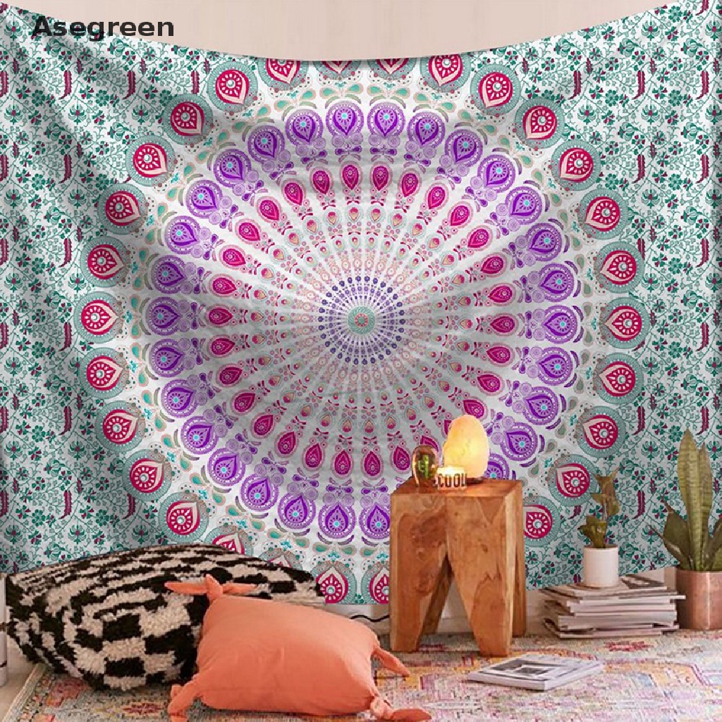 Thảm Treo Tường Phong Cách Ấn Độ Mandala Hippie Gypsy Bohemian Tốt