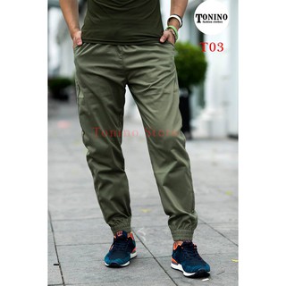 ✔️ [GIÁ RẺ NHẤT] Quần jogger - T03 xanh rêu