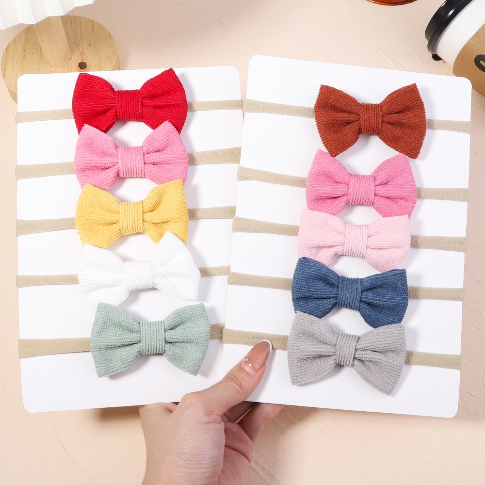 Set 5 băng đô KIDSBOWS nơ xinh xắn thời trang dành cho bé gái