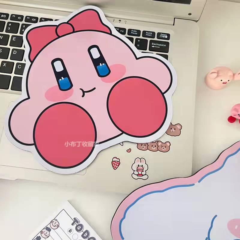 Miếng Lót Chuột Bàn Phím Máy Tính In Hoạt Hình Sanrio Kirby Kuromi Dễ Thương Chống Trượt