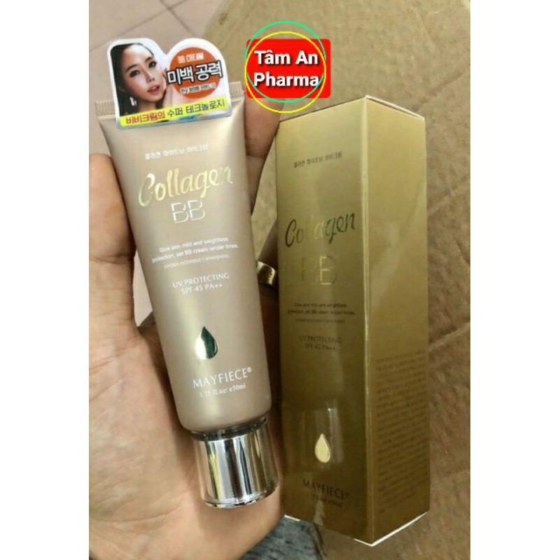 (auth)Kem nền BB Collagen dưỡng trắng da