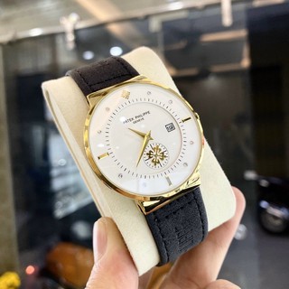 Đồng hồ nam patek philippe dây da mềm, kính chống xước, bảo hành 12 tháng - patek philip mtp-store mtp-store