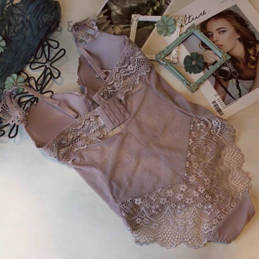 Bodysuit nữ MISSE ren cao cấp nâng ngực tạo khe có gọng mút vừa - BS01