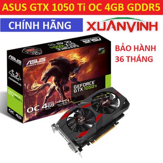 VGA Asus R.o.G Strix GTX 1050Ti OC Edition 4GB DDR5 (ROG STRIX-GTX1050TI-O4G-GAMING)