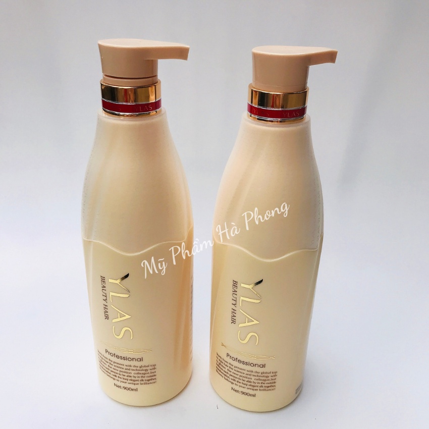 Dầu Gội Ylas Collagen Dầu Xả Ylas Collagen Siêu Mềm Mượt Phục Hồi Hết Gầu Ngứa Hương Nước Hoa 900ml.