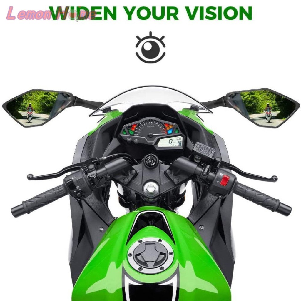 Gương Chiếu Hậu Cho Xe Mô Tô Kawasaki Ninja 300 250 Zx 6r 636 300r Ex300 Abs 2011-2018 For Ninja 400 2018-2021