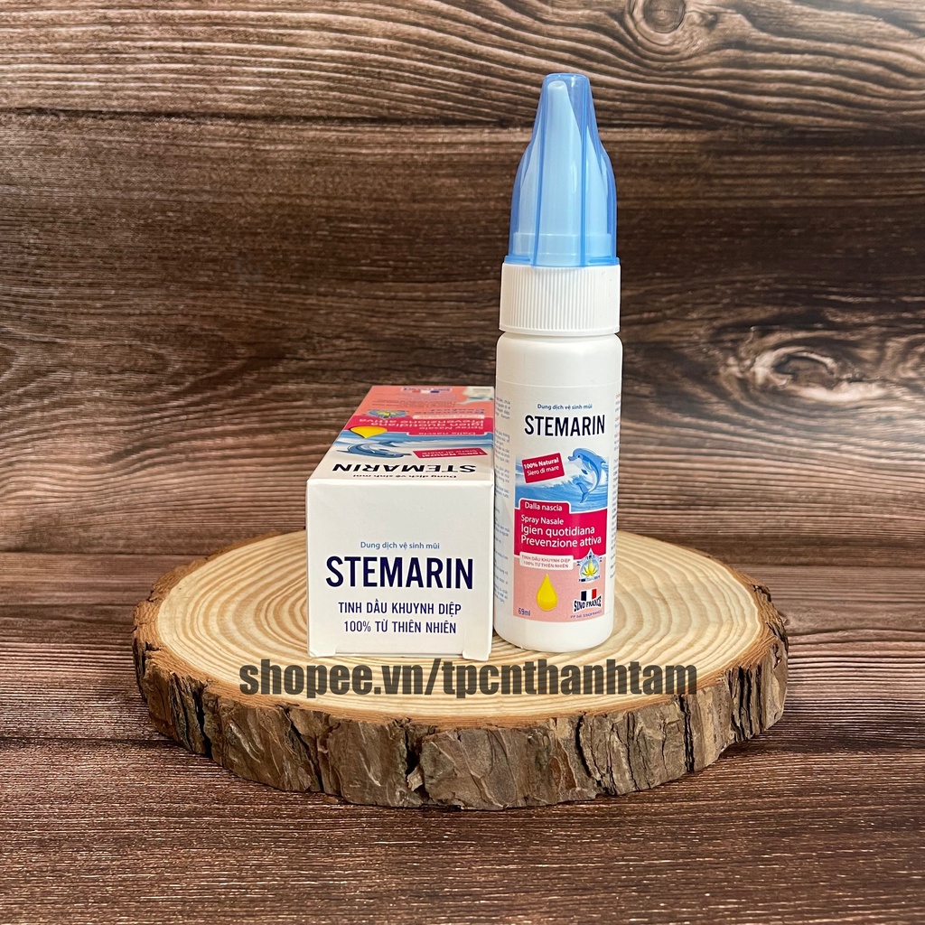 Xịt mũi STEMARIN dung dịch vệ sinh mũi nước muối biển sâu – Chai 69ml